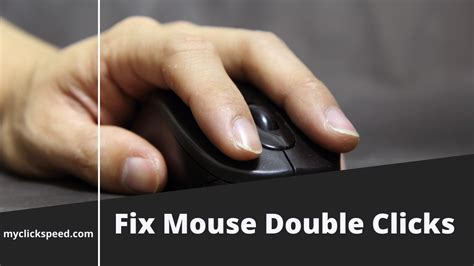 mouse double click|how to fix double clicks.